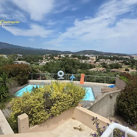 12 Pers Au Centre De Porto-vecchio Avec Piscine فيلة *